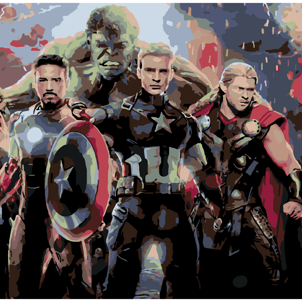 Paint by Numbers - Avengers Endgame