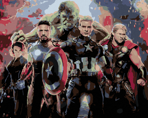 Paint by Numbers - Avengers Endgame