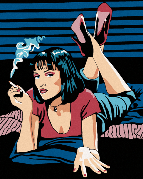 Paint by Numbers - Mia Wallace, Pulp Fiction