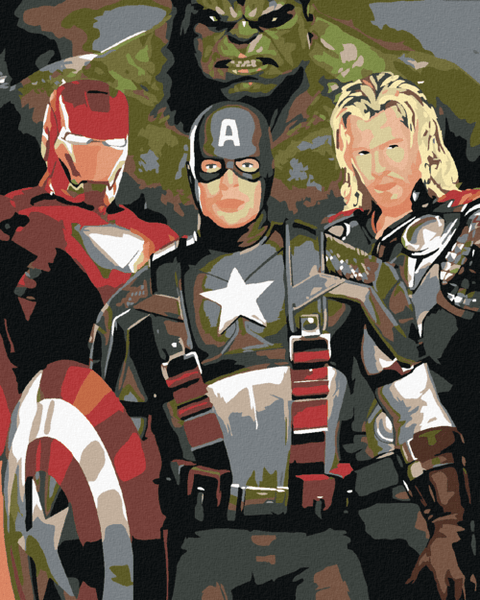 Paint by Numbers - Avengers