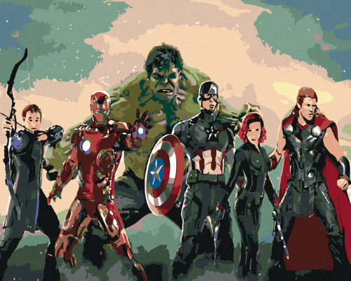 Paint by Numbers - Avengers Assemble