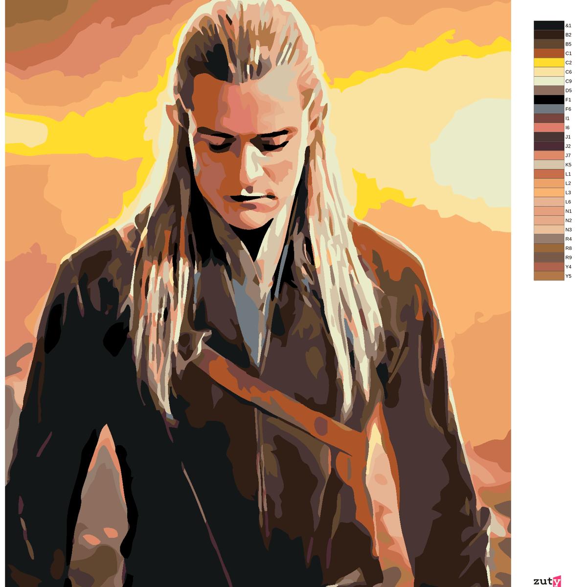 Paint by Numbers - Legolas