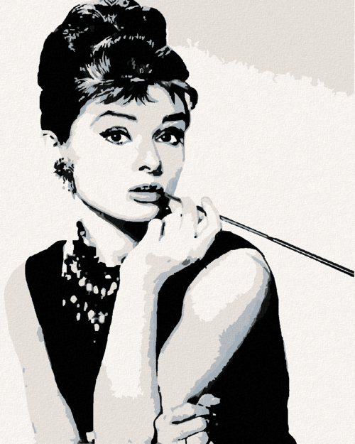 Paint by Numbers - Audry Hepburn