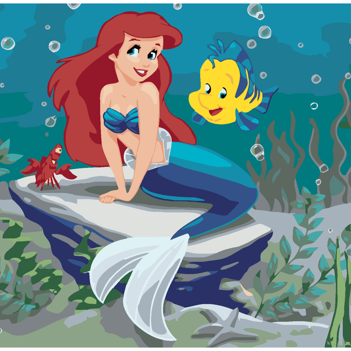 Paint by Numbers - Little Mermaid - Ariel