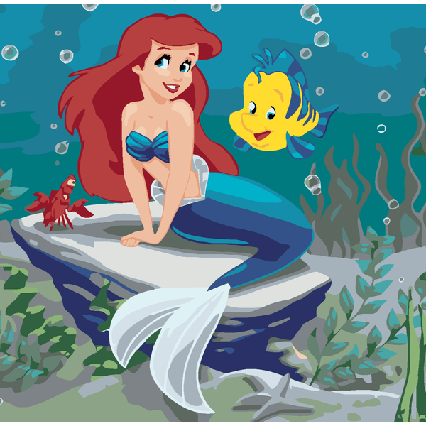 Paint by Numbers - Little Mermaid - Ariel