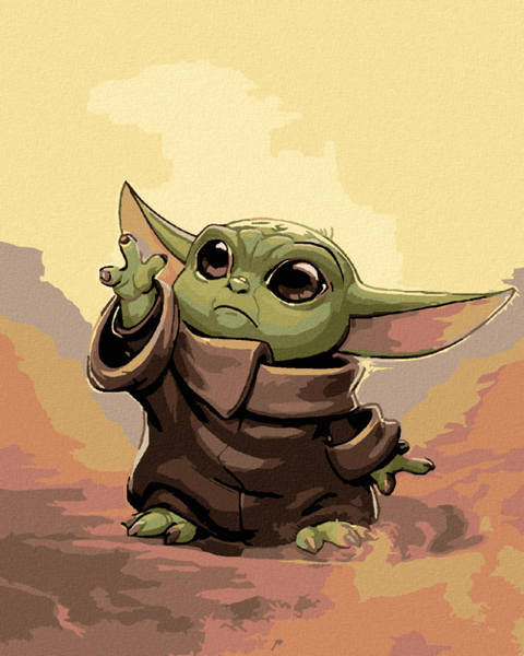 Paint by Numbers - Baby Yoda