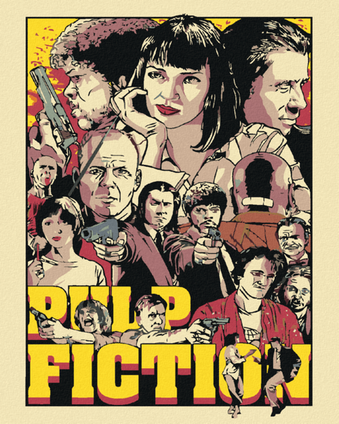 Paint by Numbers - Pulp Fiction