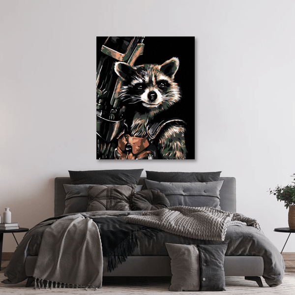 Paint by Numbers - Rocket Racoon