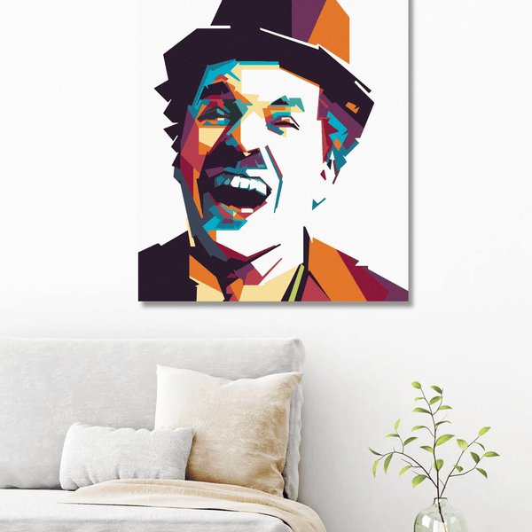 Paint by Numbers - Colorful Charlie Chaplin