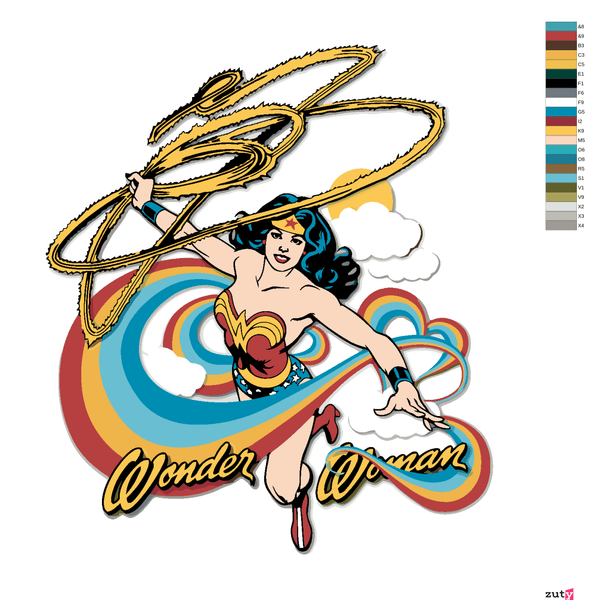 Paint by Numbers - Wonder Woman