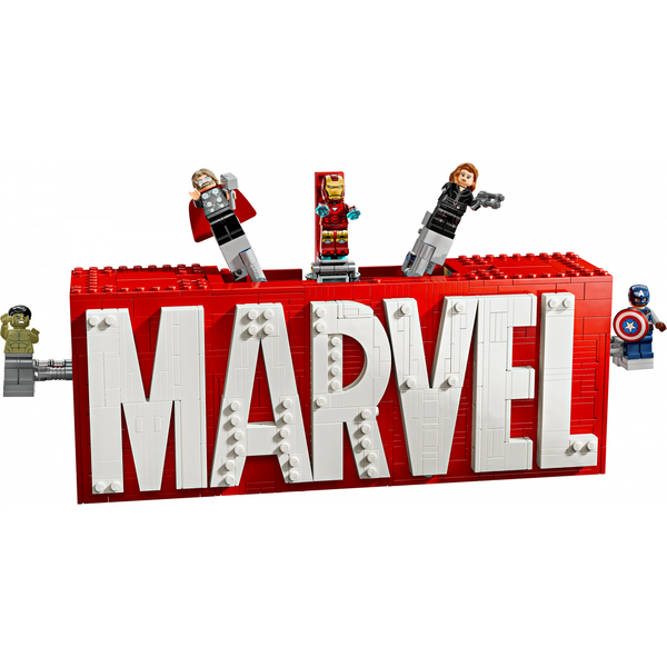 LEGO® Marvel_ 76313 - Marvel logó és minifigurák (76313)-0