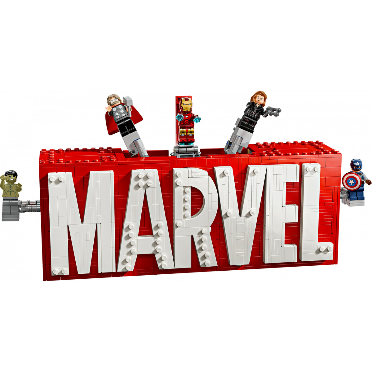 LEGO® Marvel_ 76313 - Marvel logó és minifigurák (76313)-0