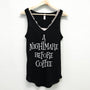 A Nightmare Before Coffee V-Neck Tank Top
