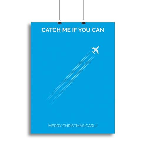 Catch Me If You Can Minimal Movie Canvas Print or Poster