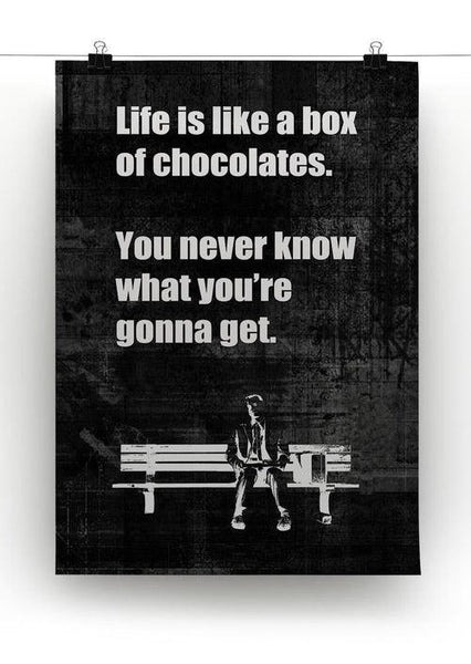 Forest Gump Box Of Chocolates Canvas Print or Poster