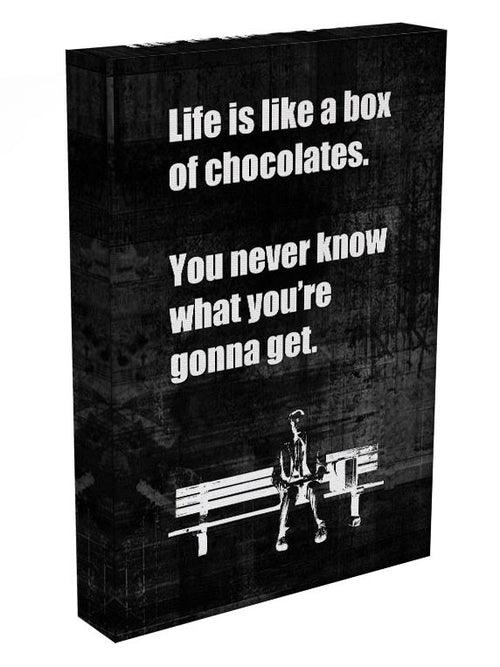 Forest Gump Box Of Chocolates Canvas Print or Poster