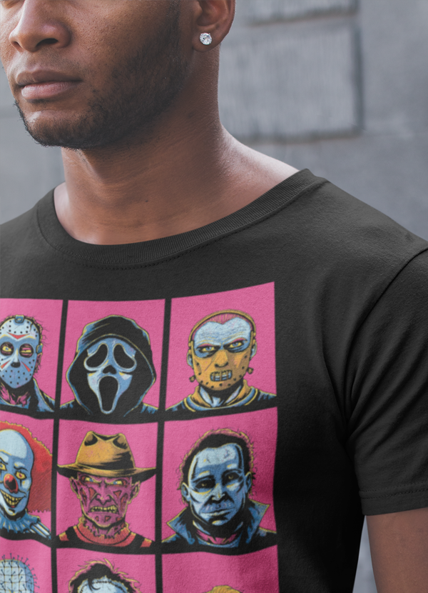 Iconic Horror Characters T-shirt