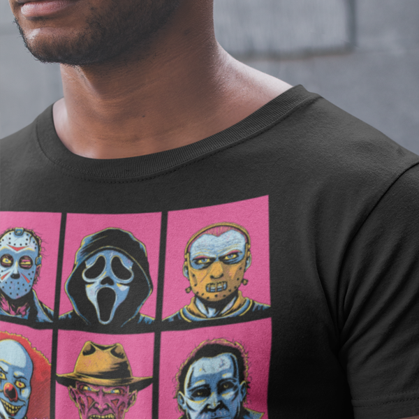 Iconic Horror Characters T-shirt