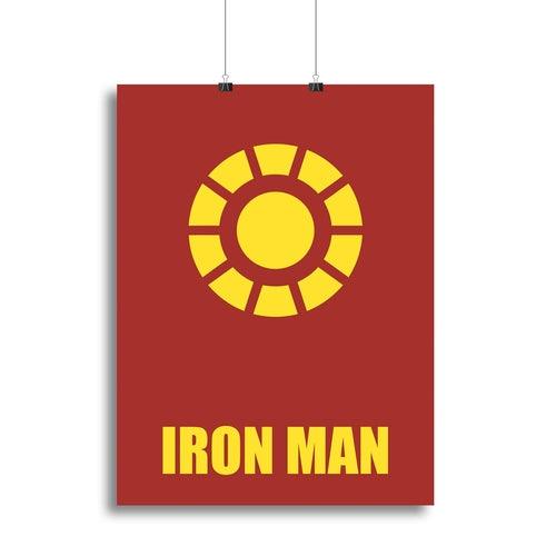 Iron Man Minimal Movie Canvas Print or Poster
