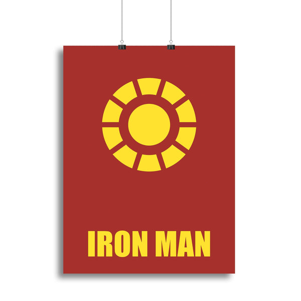 Iron Man Minimal Movie Canvas Print or Poster