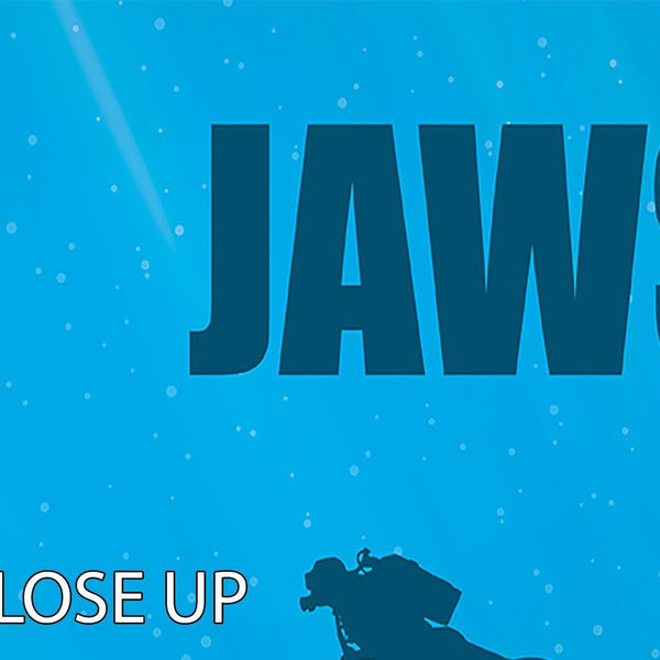 Jaws Minimal Movie 3 Split Panel Canvas Print
