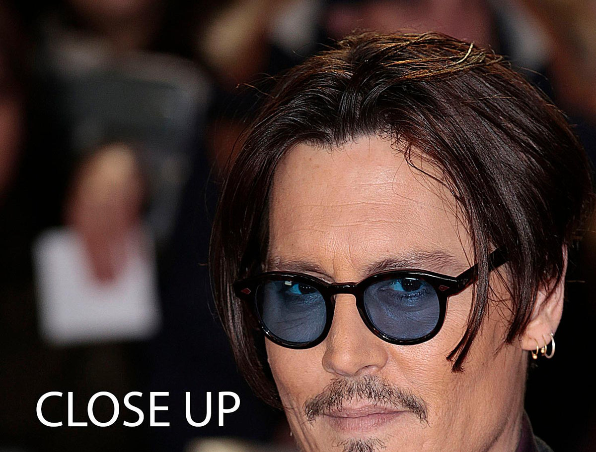Johnny Depp in Sunglasses 3 Split Panel Canvas Print