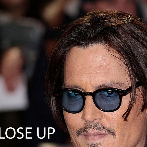 Johnny Depp in Sunglasses 3 Split Panel Canvas Print