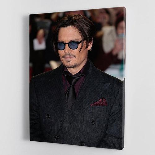 Johnny Depp in Sunglasses Canvas Print or Poster