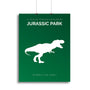 Jurassic Park Where's The Goat Minimal Movie Canvas Print or Poster