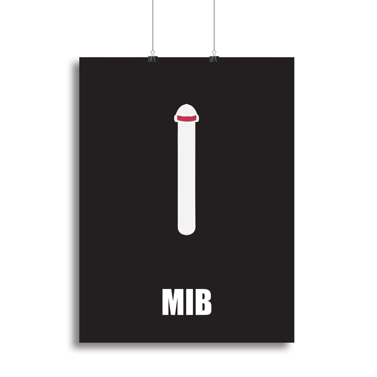 Men In Black Minimal Movie Canvas Print or Poster