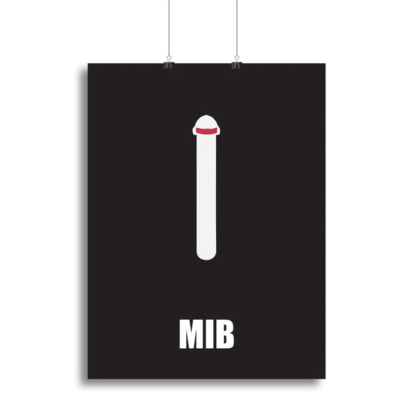 Men In Black Minimal Movie Canvas Print or Poster