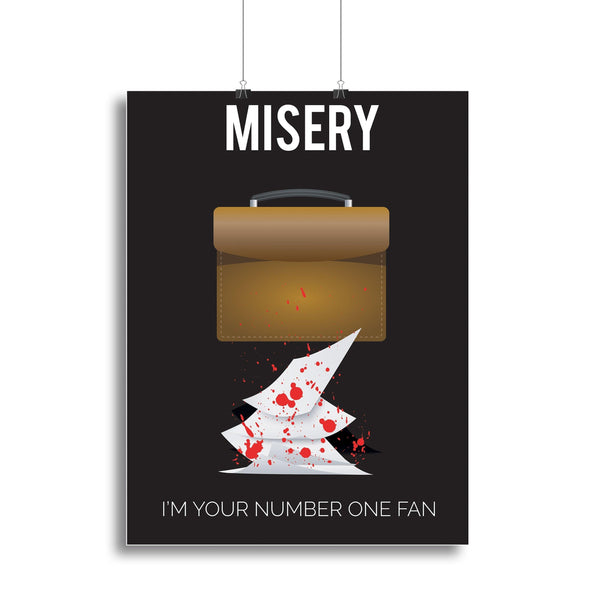 Misery "I'm Your Number One Fan" Minimal Movie Canvas Print or Poster
