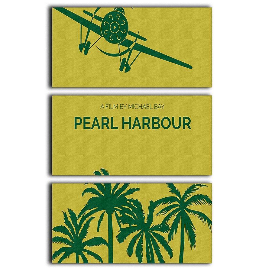 Pearl Harbor Minimal Movie 3 Split Panel Canvas Print