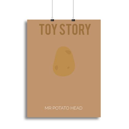 Toy Story Mr Potato Head Minimal Movie Canvas Print or Poster