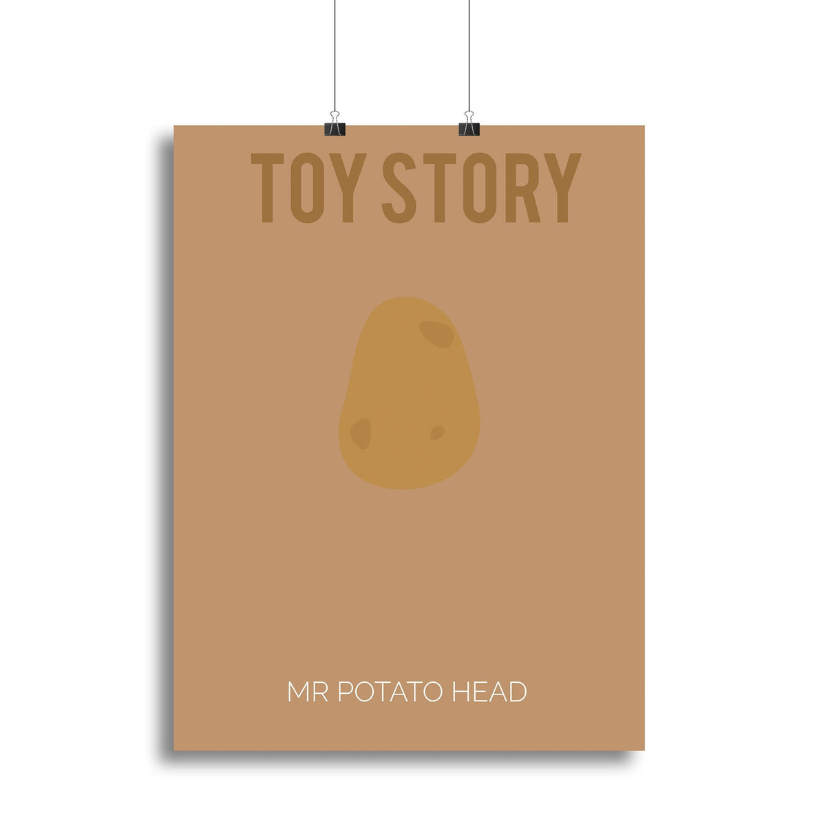 Toy Story Mr Potato Head Minimal Movie Canvas Print or Poster