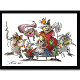 Alice in Wonderland Creepyfied wall art by DinoTomic - Hollywood Box