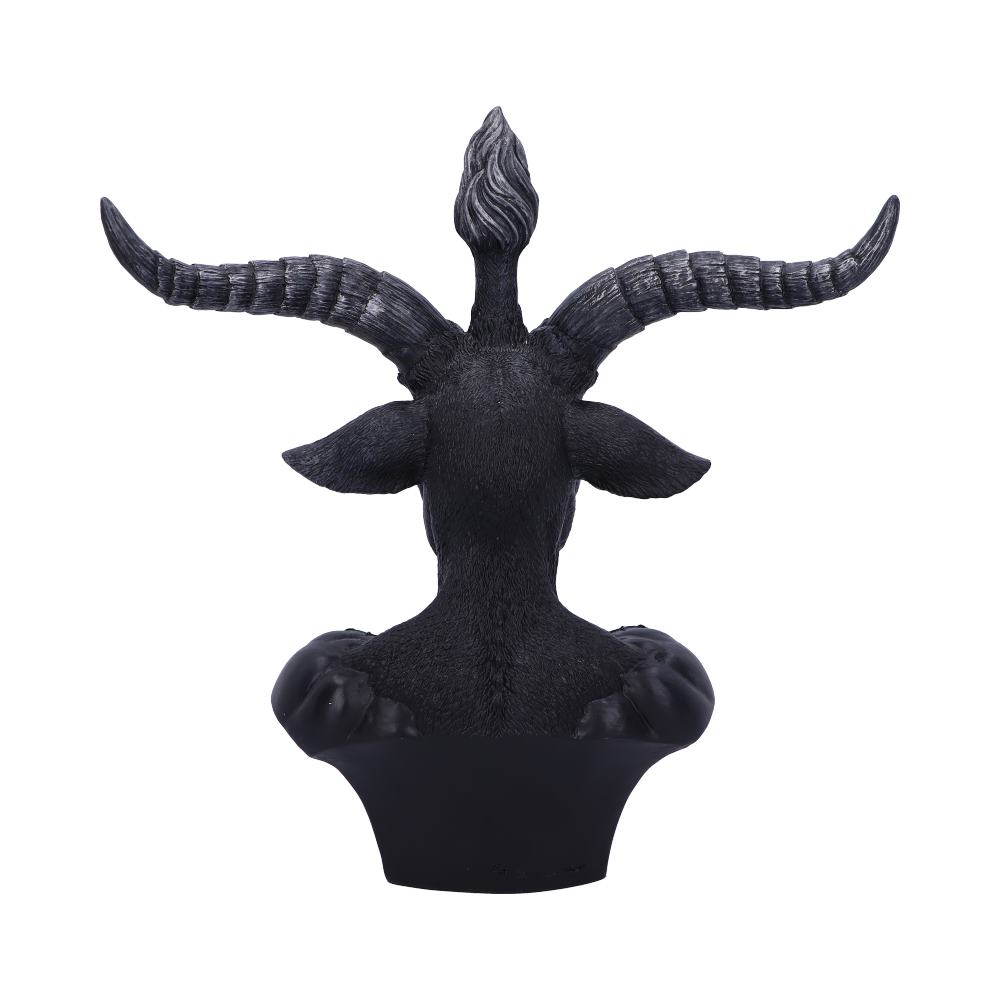 Celestial Black and Silver Baphomet Bust