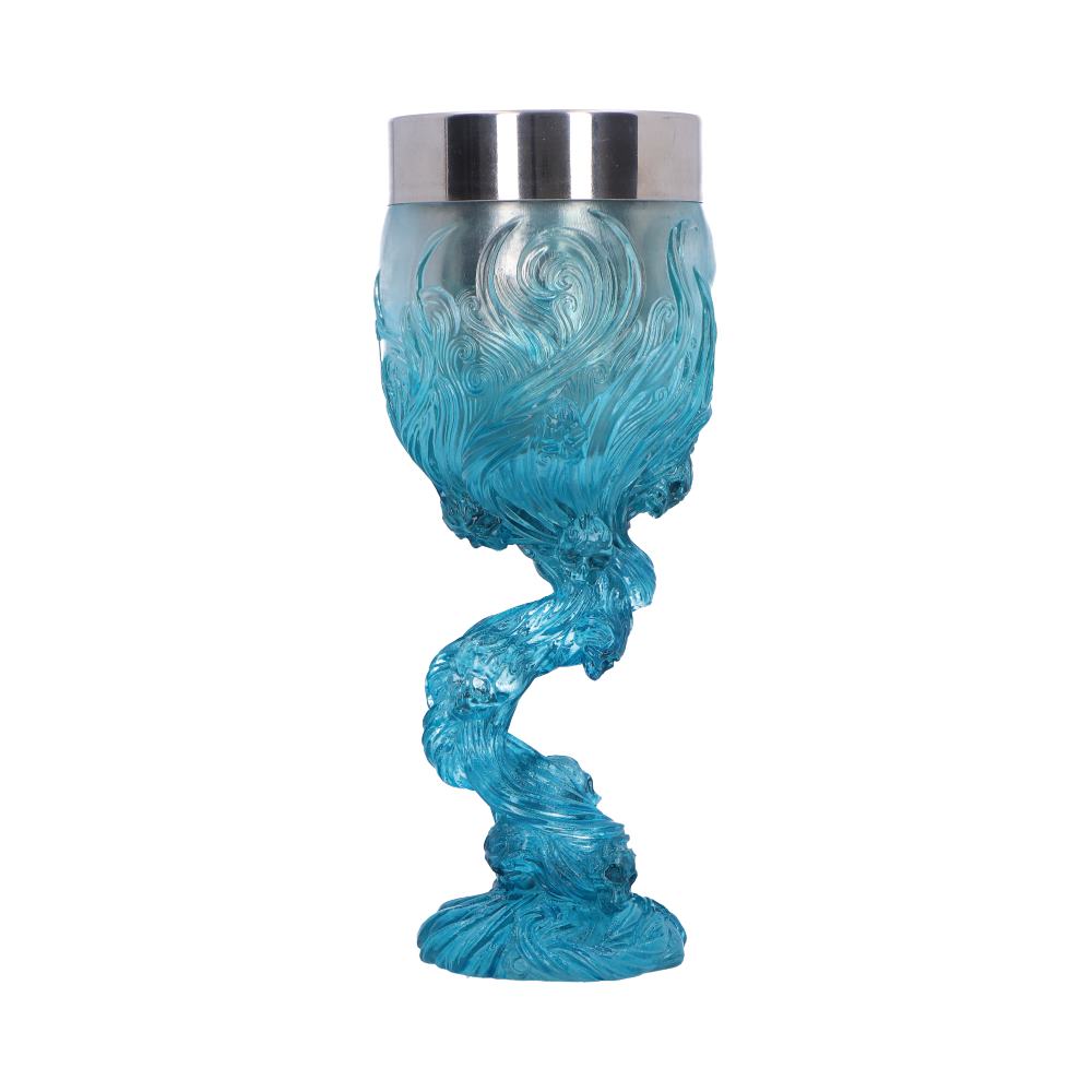 Soul Spirit Clear Blue Skull Goblet
