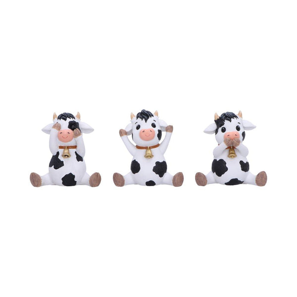 Three Wise Cows 9cm