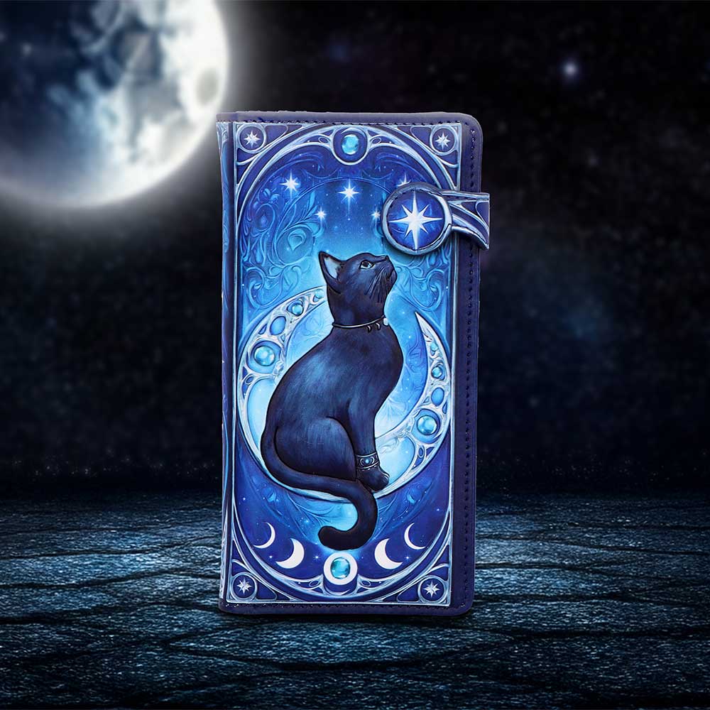 Feline Constellation Embossed Purse