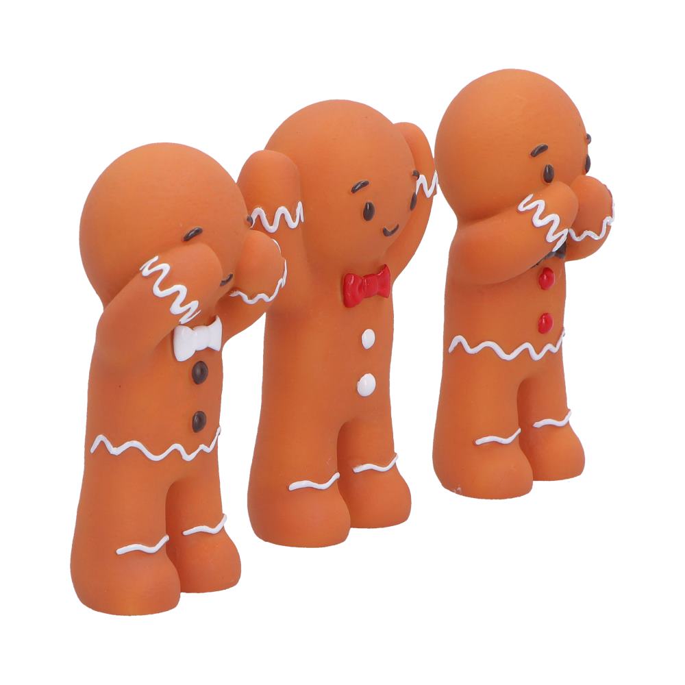 Three Wise Gingerbread figurine set 9cm