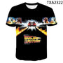 Anime Back to the Future 3D Print Men Women O-Neck T-shirt Casual - Hollywood Box