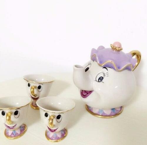 Beauty And The Beast Teapot Set - Hollywood Box