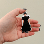 Black Dress-Wednesday Addams Sticker/Magnet - Hollywood Box