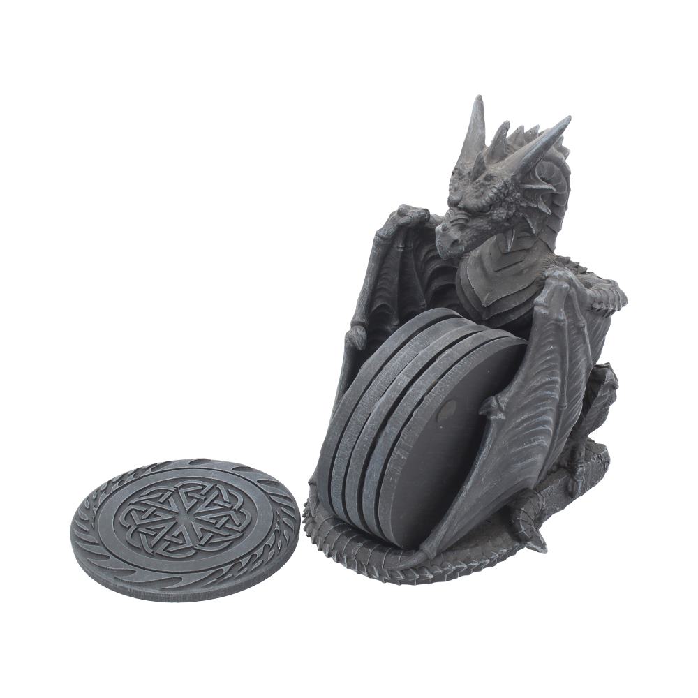Dragons Lair Black Dragon Coaster Set