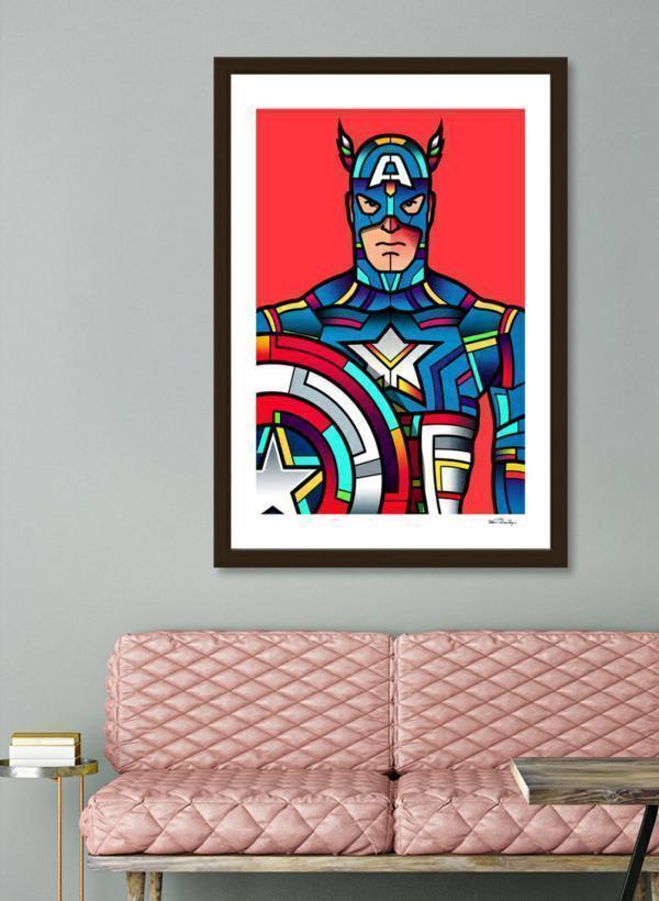 Captain America Vector Frame