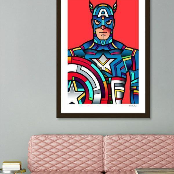 Captain America Vector Frame