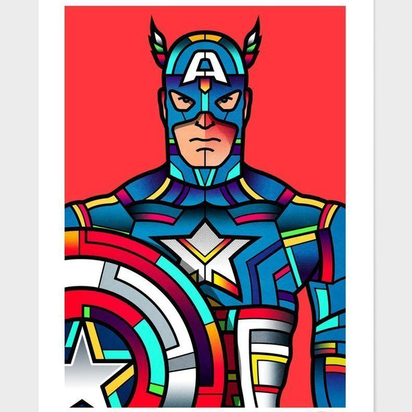 Captain America Vector Frame