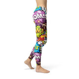 Comic Book Explosions Leggings - Hollywood Box