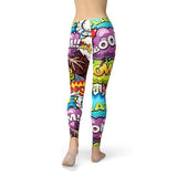 Comic Book Explosions Leggings - Hollywood Box